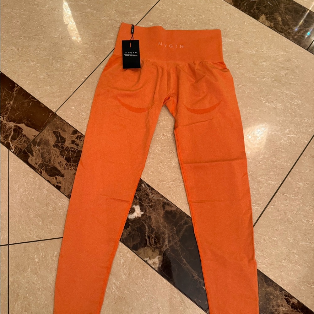 NVGTN Vibrant Orange Leggings